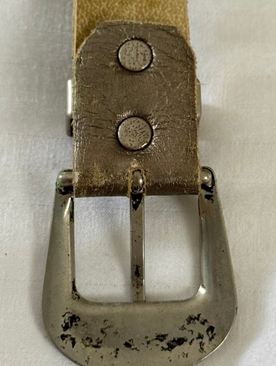 vintage Kippy\'s Swarovski crystal leather belt featuring authentic Buffalo Nicke main image 10